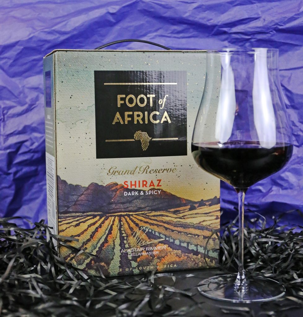 Foot of Africa Shiraz ett ytterst pålitligt vin! Boxtoppen